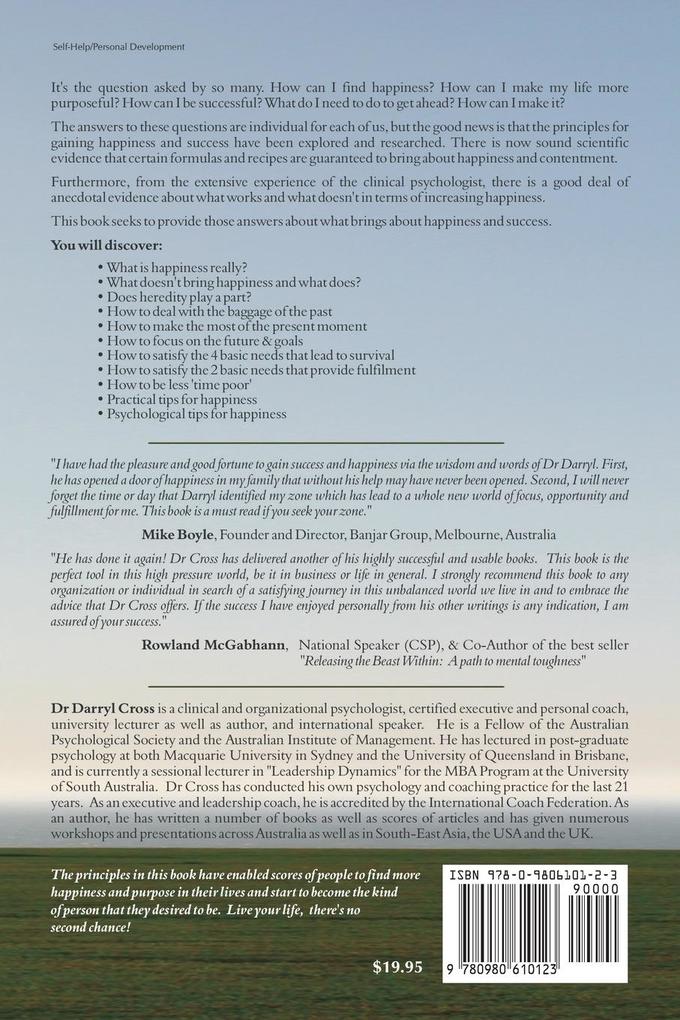 Weitere Ansicht: In Pursuit of Success and Happiness | Darryl Cross