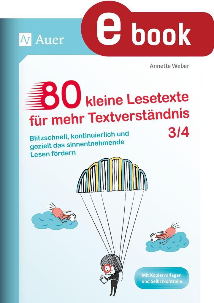 Produktbild: 80 kleine Lesetexte für mehr Textverständnis 3/4 | Annette Weber