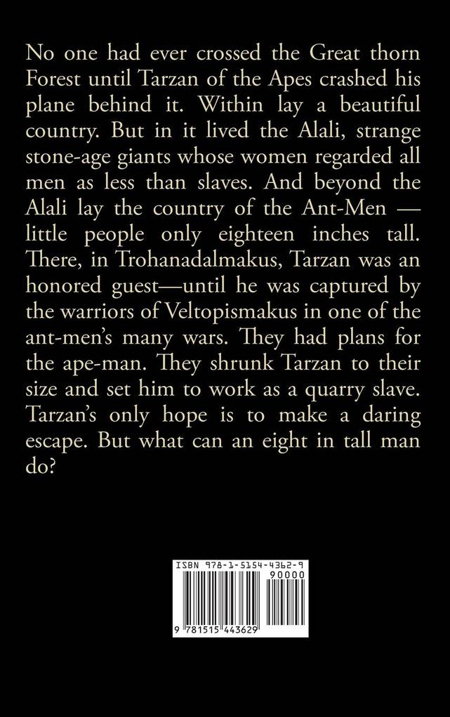 Weitere Ansicht: Tarzan and the Ant-Men | Edgar Rice Burroughs