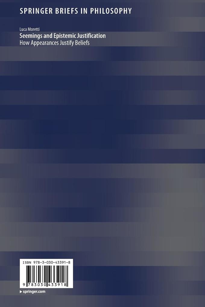 Weitere Ansicht: Seemings and Epistemic Justification | Luca Moretti