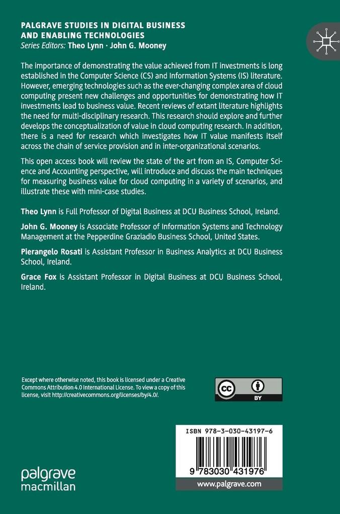 Weitere Ansicht: Measuring the Business Value of Cloud Computing