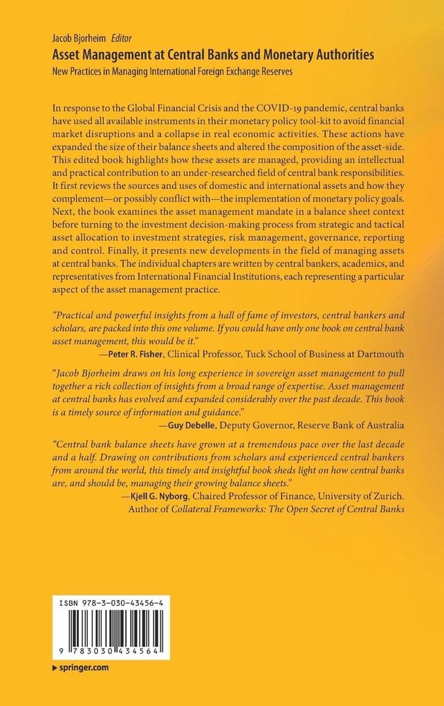 Weitere Ansicht: Asset Management at Central Banks and Monetary Authorities