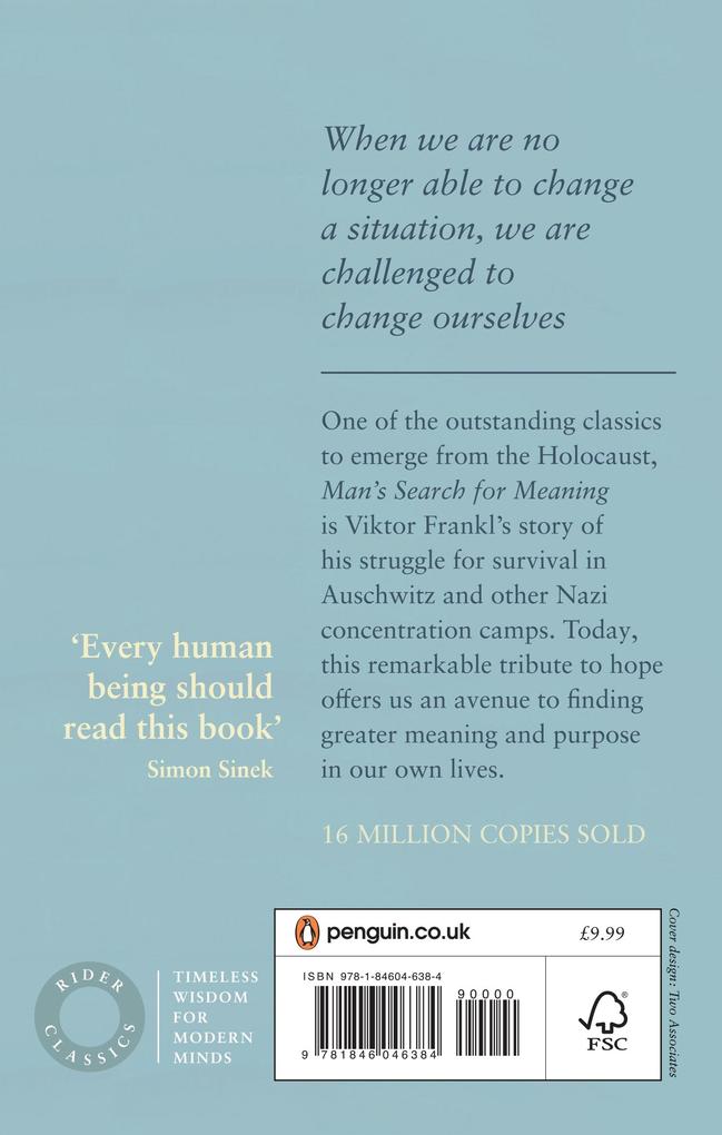Weitere Ansicht: Man's Search For Meaning | Viktor E. Frankl