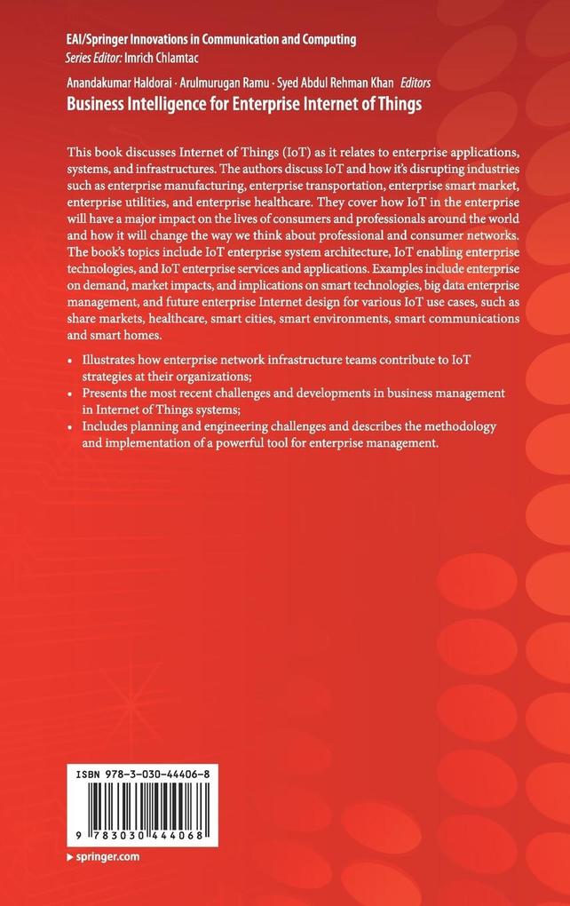 Weitere Ansicht: Business Intelligence for Enterprise Internet of Things