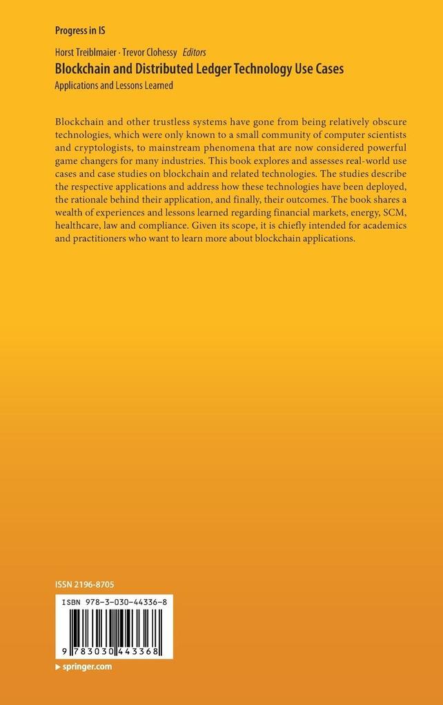 Weitere Ansicht: Blockchain and Distributed Ledger Technology Use Cases