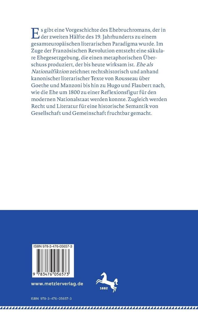 Weitere Ansicht: Ehe als Nationalfiktion | Dagmar Stöferle