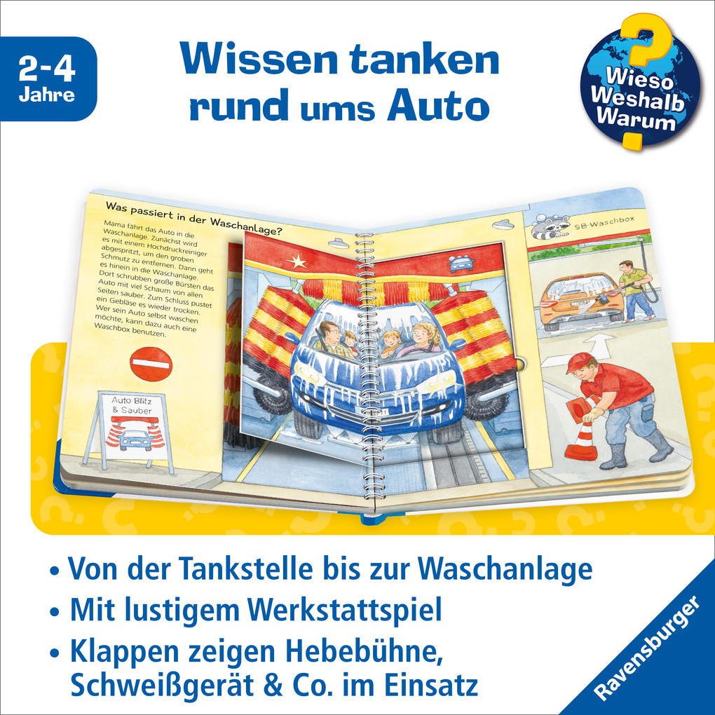Weitere Ansicht: Wieso? Weshalb? Warum? junior, Band 69: Tanken, waschen, reparieren | Frauke Nahrgang
