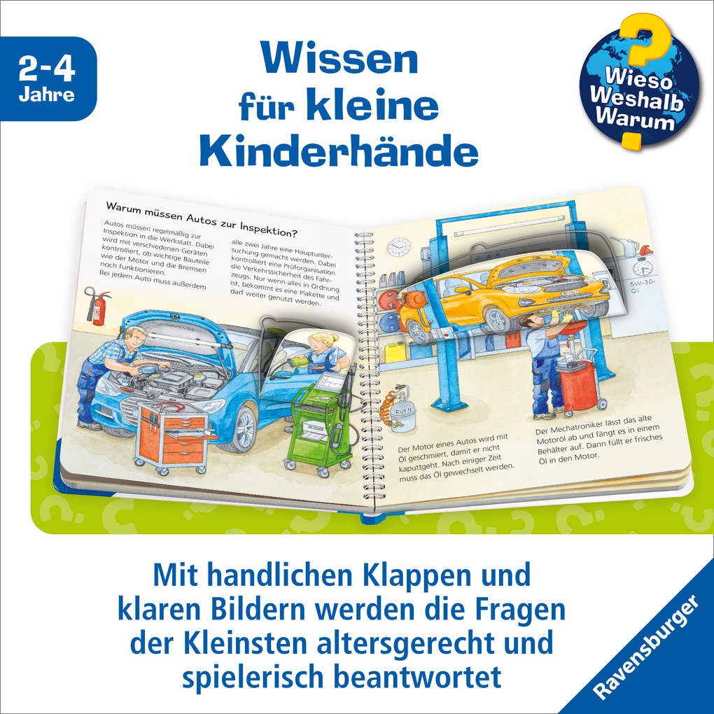 Weitere Ansicht: Wieso? Weshalb? Warum? junior, Band 69: Tanken, waschen, reparieren | Frauke Nahrgang