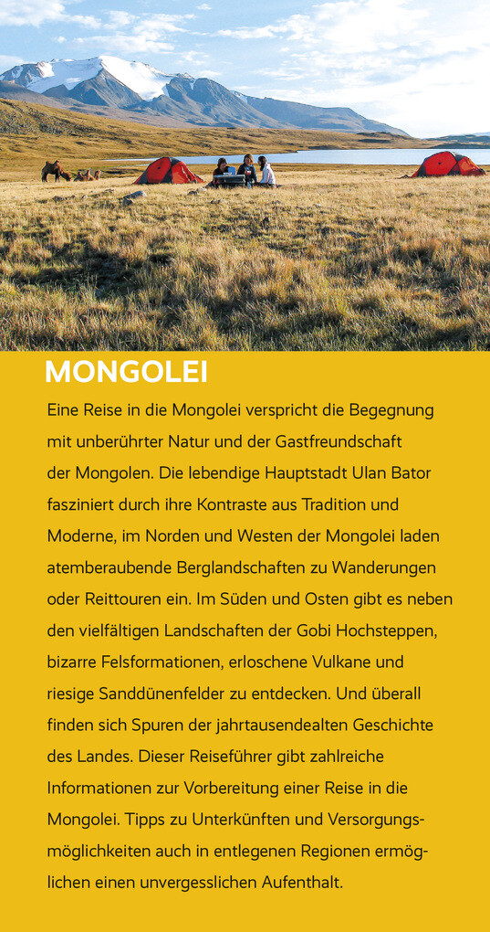Weitere Ansicht: TRESCHER Reiseführer Mongolei | Marion Wisotzki, Erna Käppeli, Ernst von Waldenfels