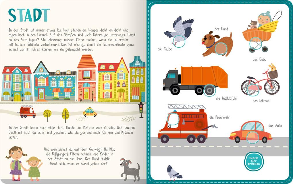 Weitere Ansicht: Mein sprechendes Soundbuch - Erste Wörter | Lucca Züchner