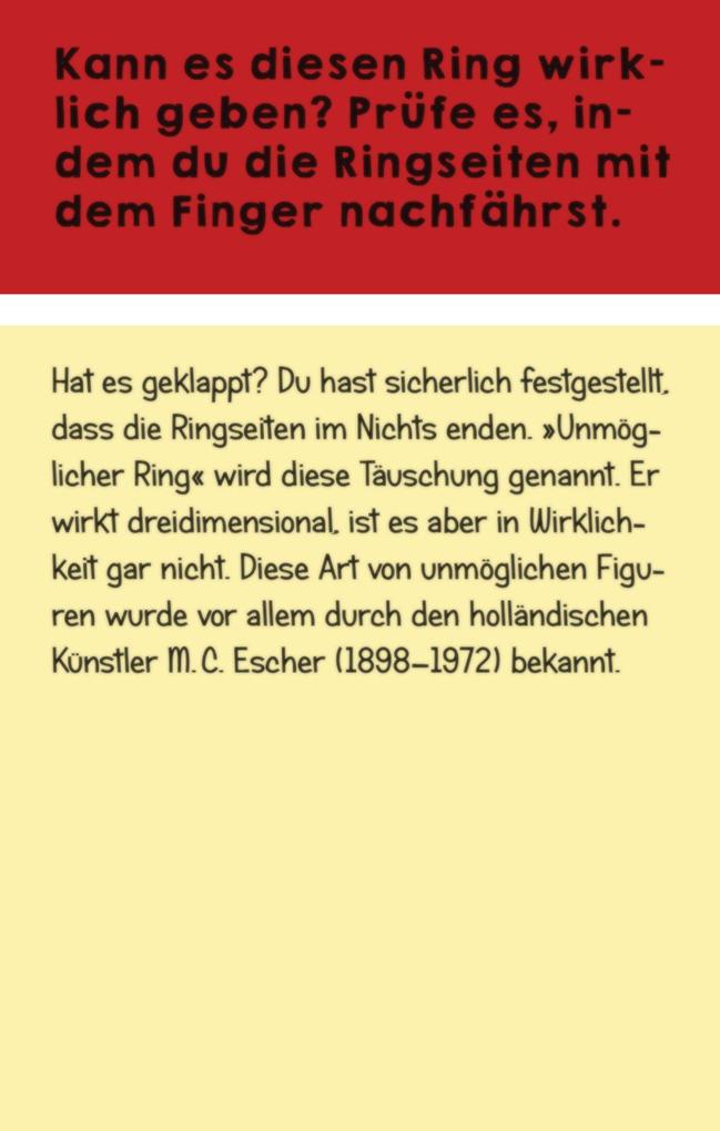 Weitere Ansicht: Optische Täuschungen