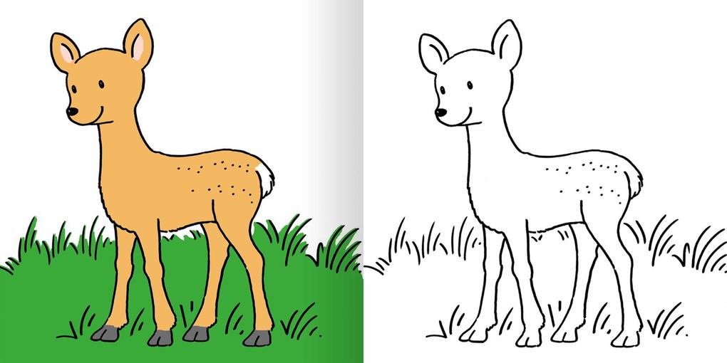 Weitere Ansicht: Mein erstes dickes Malbuch ab 2 - Lieblingstiere