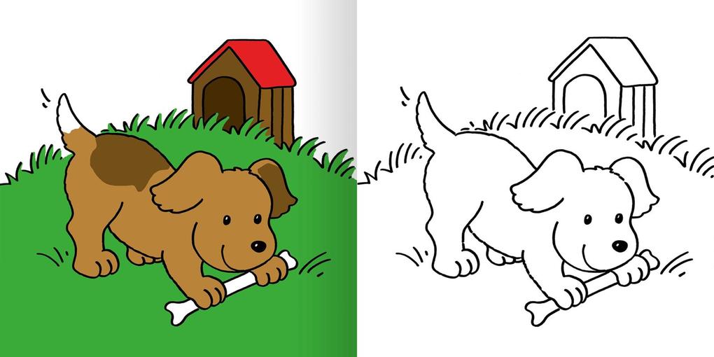 Weitere Ansicht: Mein erstes dickes Malbuch ab 2 - Lieblingstiere