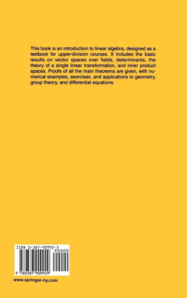 Weitere Ansicht: Linear Algebra | Charles W. Curtis