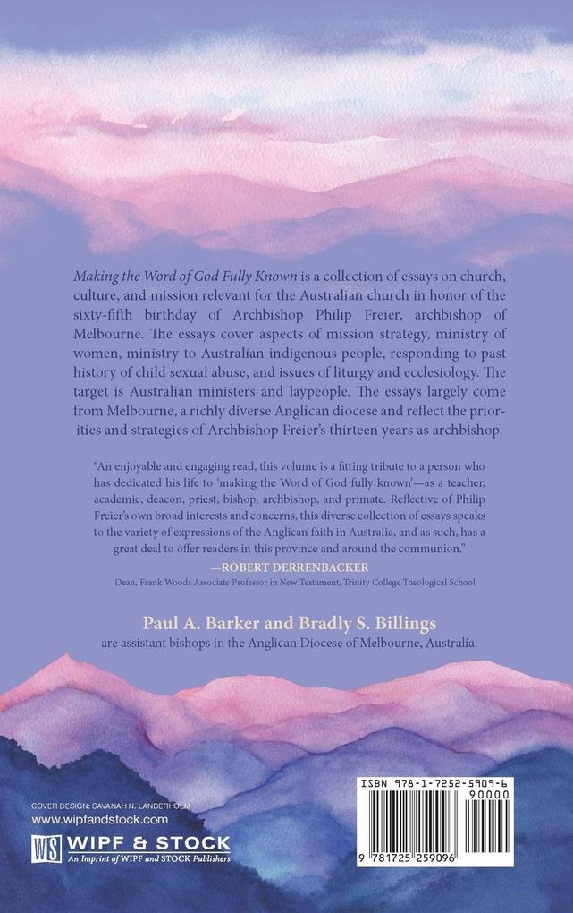 Weitere Ansicht: Making the Word of God Fully Known