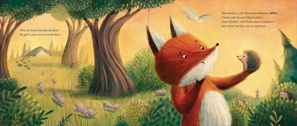 Weitere Ansicht: Zehn, neun, acht - der Fuchs sagt gute Nacht | Silvia Schröer, Silke Schwarz