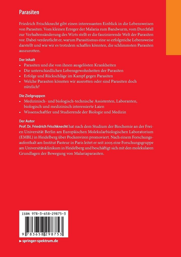 Weitere Ansicht: Parasiten | Friedrich Frischknecht