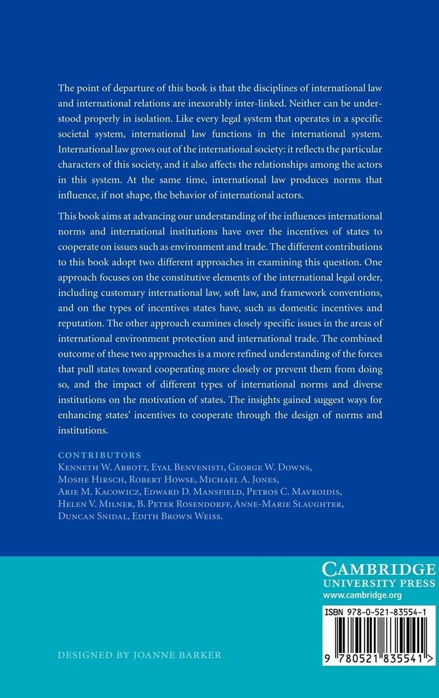 Weitere Ansicht: The Impact of International Law on International Cooperation