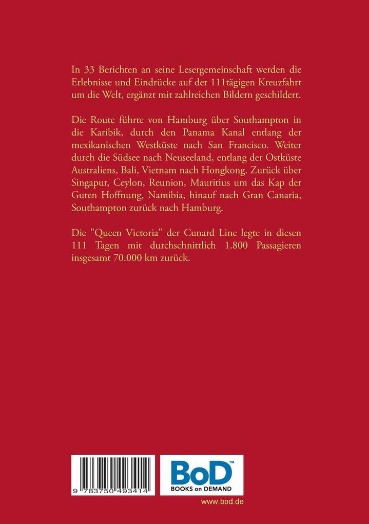 Weitere Ansicht: ... ein weiteres mal um die weite Welt ... | Ing. Robert Krumboeck