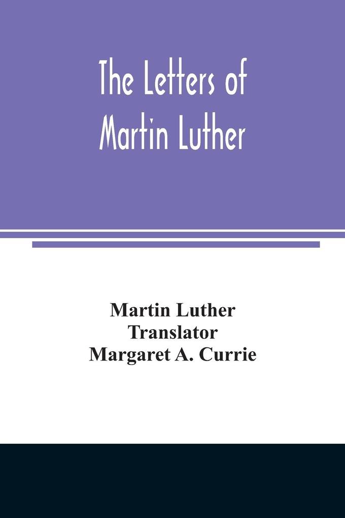 Produktbild: The letters of Martin Luther | Martin Luther