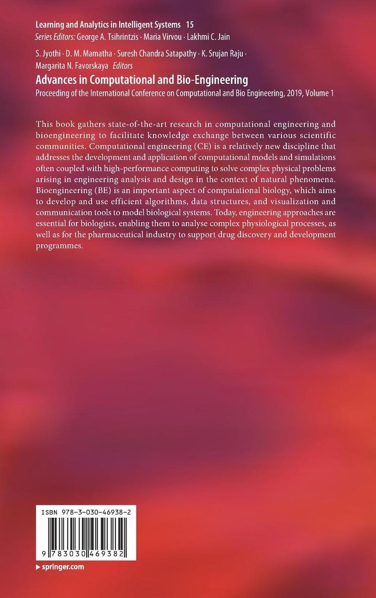 Weitere Ansicht: Advances in Computational and Bio-Engineering