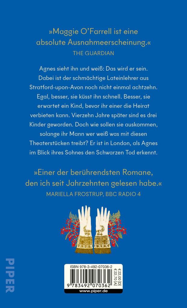 Weitere Ansicht: Judith und Hamnet | Maggie O'Farrell, Maggie OFarrell