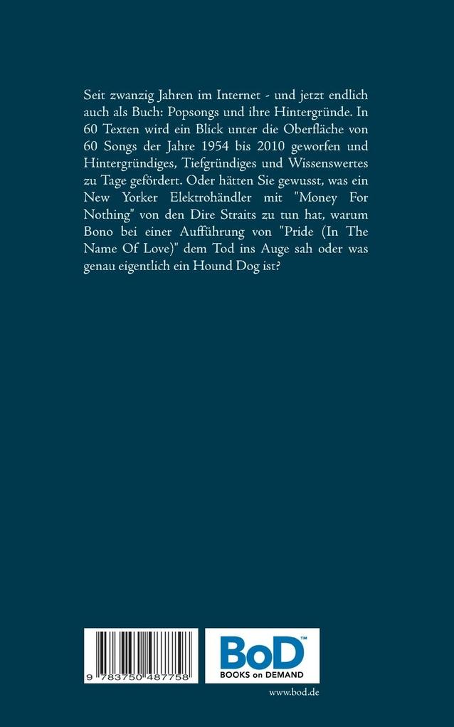 Weitere Ansicht: Popsongs und ihre Hintergründe | Jochen Scheytt