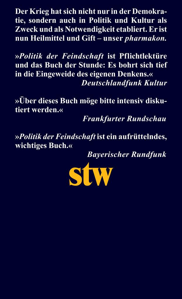 Weitere Ansicht: Politik der Feindschaft | Achille Mbembe