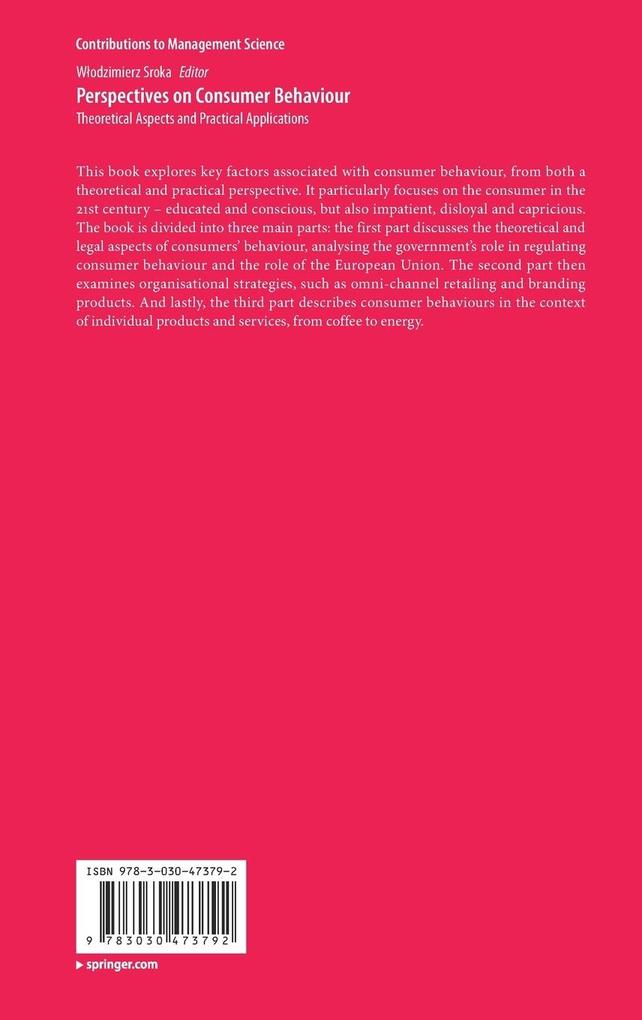 Weitere Ansicht: Perspectives on Consumer Behaviour