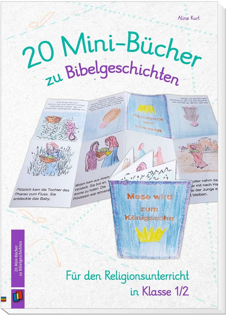Weitere Ansicht: 20 Mini-Bücher zu Bibelgeschichten | Aline Kurt
