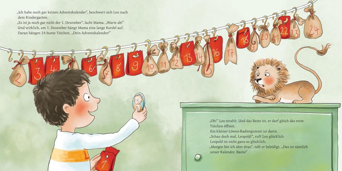 Weitere Ansicht: LESEMAUS 163: Leo und Leopold - Weihnachten im Kindergarten | Julia Boehme