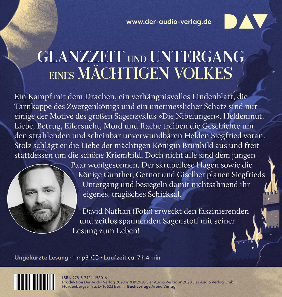 Weitere Ansicht: Die Nibelungen - Glanzzeit und Untergang eines mächtigen Volkes | Auguste Lechner