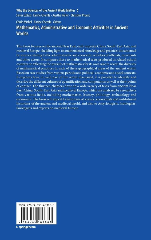 Weitere Ansicht: Mathematics, Administrative and Economic Activities in Ancient Worlds