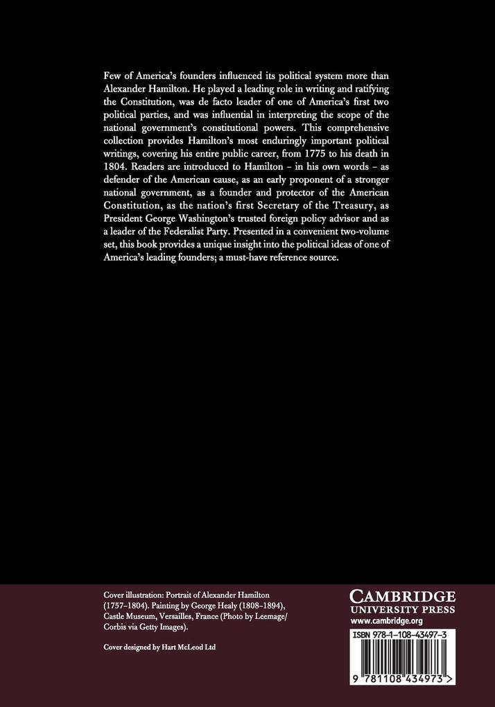 Weitere Ansicht: The Political Writings of Alexander Hamilton | Alexander Hamilton