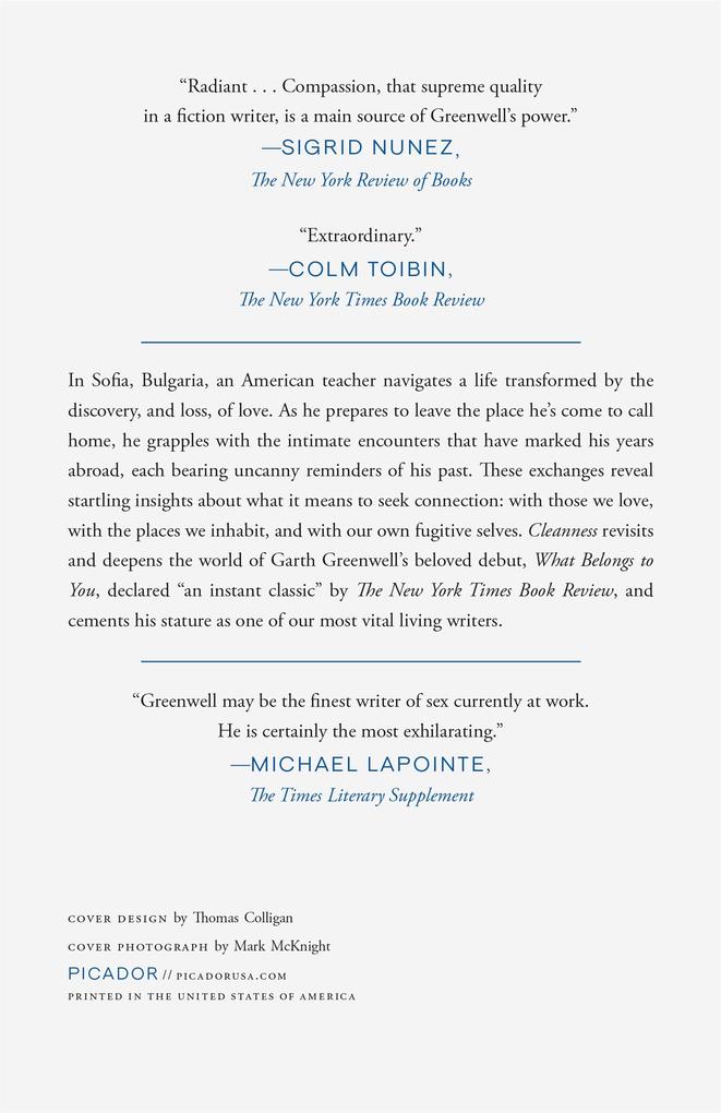 Weitere Ansicht: Cleanness | Garth Greenwell