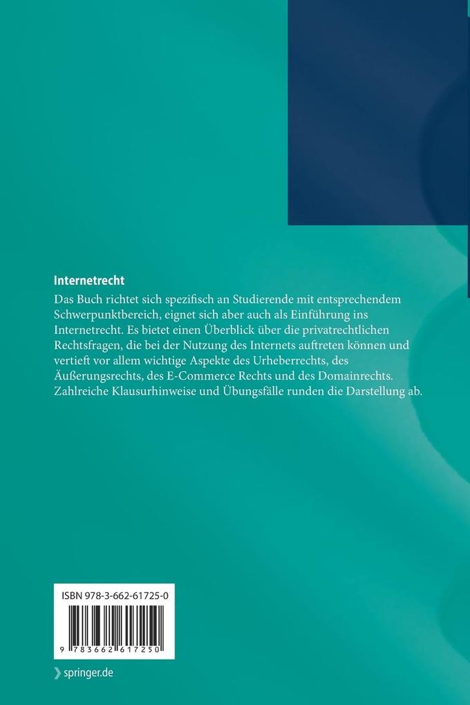 Weitere Ansicht: Internetrecht | Louisa Specht-Riemenschneider, Severin Riemenschneider, Ruben Schneider