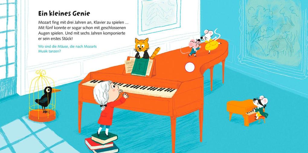 Weitere Ansicht: Mein kleines Musikbuch - Mozart und seine Musik | Charlotte Roederer