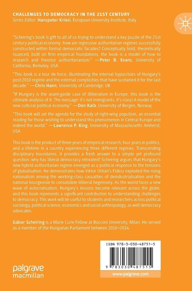 Weitere Ansicht: The Retreat of Liberal Democracy | Gábor Scheiring