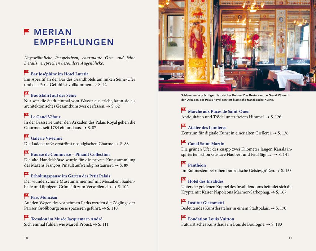 Weitere Ansicht: MERIAN Reiseführer Paris | Marina Bohlmann-Modersohn