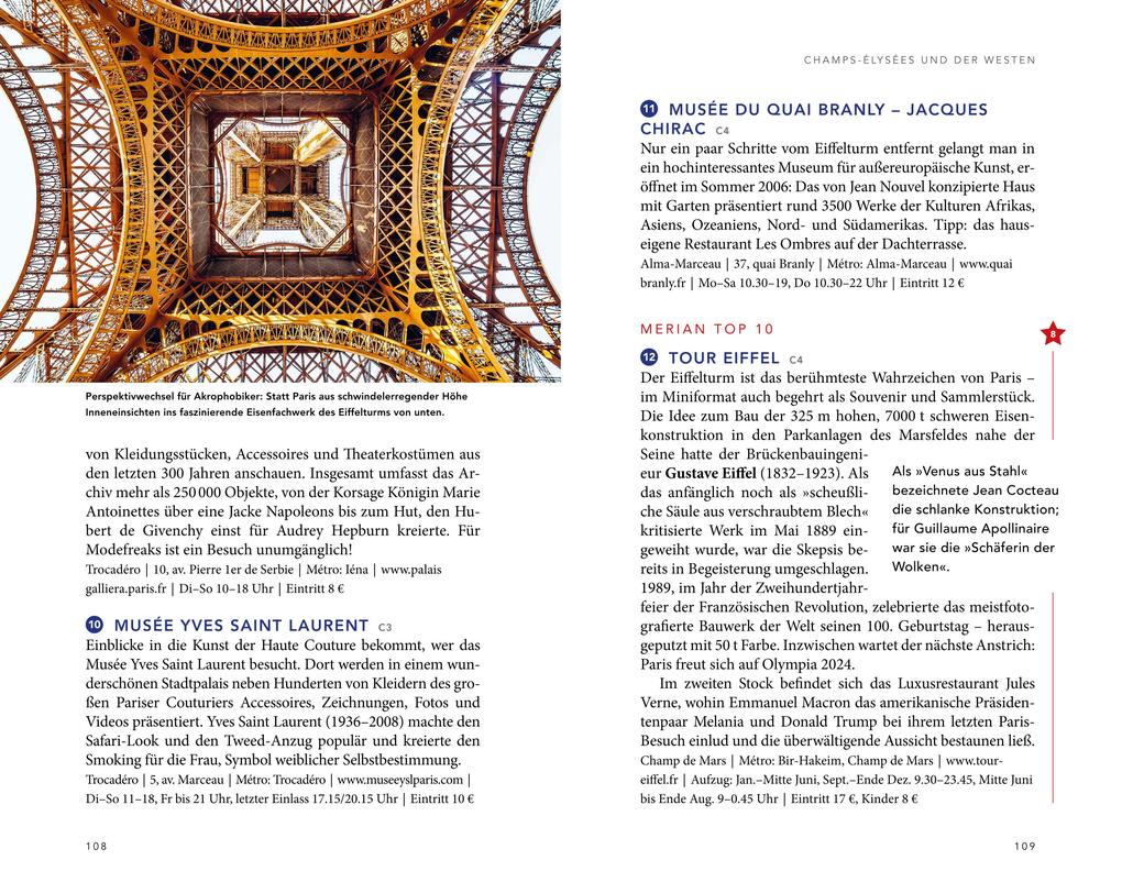 Weitere Ansicht: MERIAN Reiseführer Paris | Marina Bohlmann-Modersohn