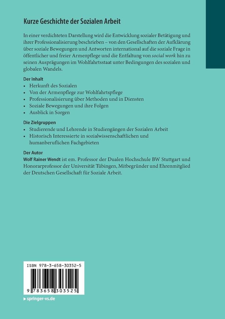 Weitere Ansicht: Kurze Geschichte der Sozialen Arbeit | Wolf Rainer Wendt