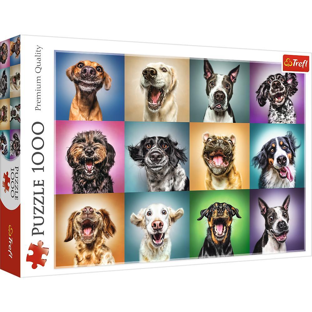 Produktbild: Puzzles - "1000" - Lustige Hunde Porträts