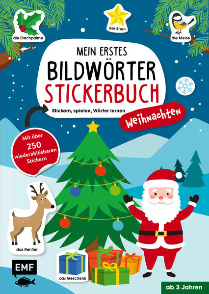 Produktbild: Mein erstes Bildwörter-Stickerbuch - Weihnachten