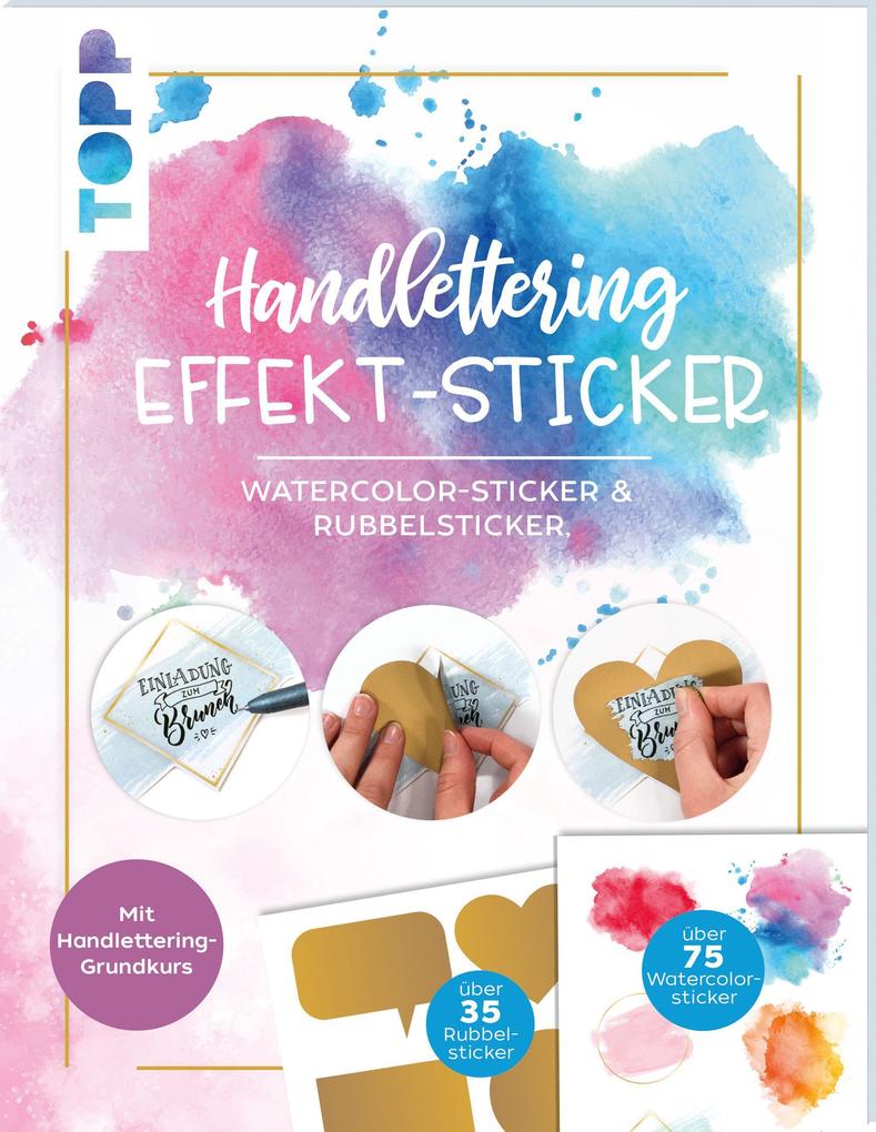 Produktbild: Handlettering Effekt-Stickerbuch | Ludmila Blum, Frechverlag