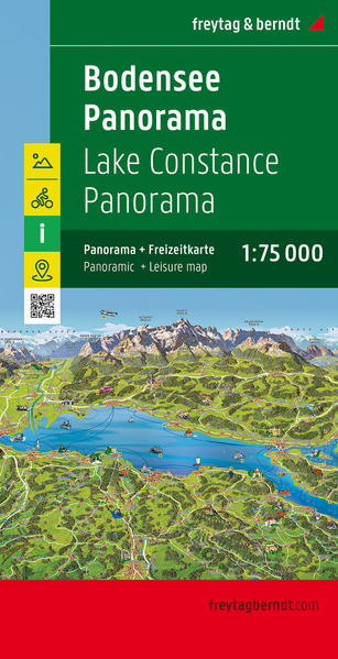 Produktbild: Bodensee Panorama, Freizeitkarte 1:75.000