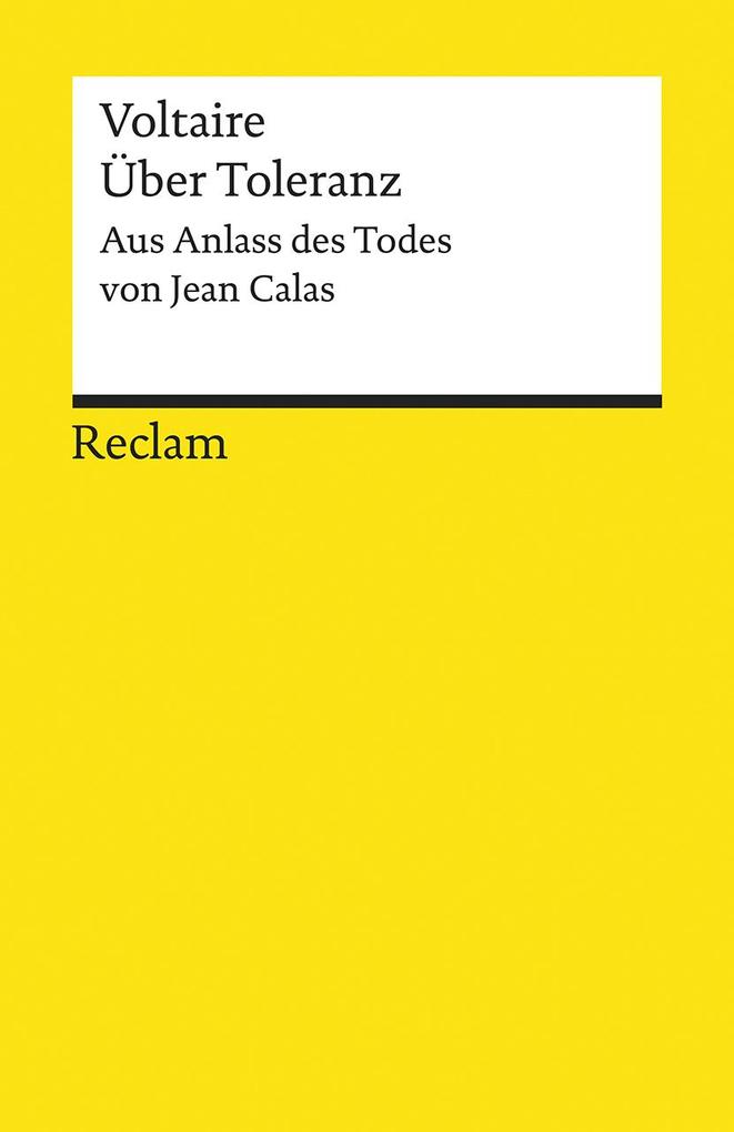 Produktbild: Über Toleranz | Voltaire