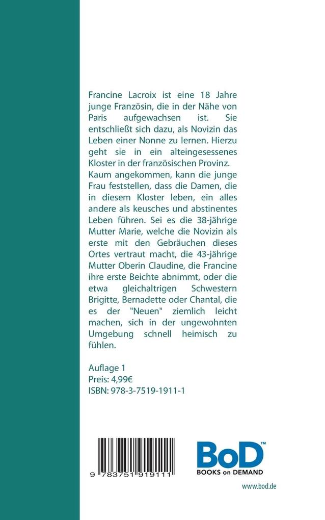 Weitere Ansicht: Francine - Die lüsternen Erlebnisse einer Novizin | Josephine Dupont