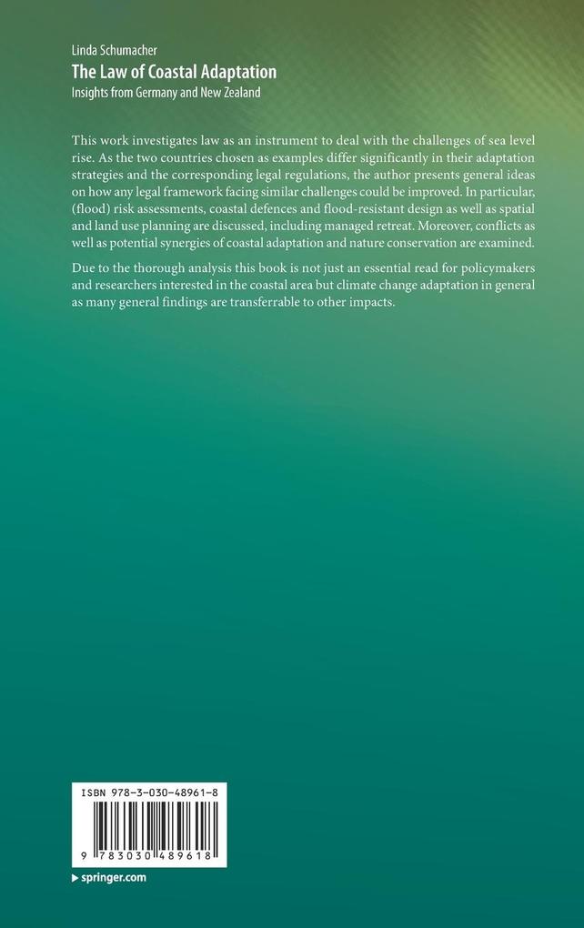 Weitere Ansicht: The Law of Coastal Adaptation | Linda Schumacher