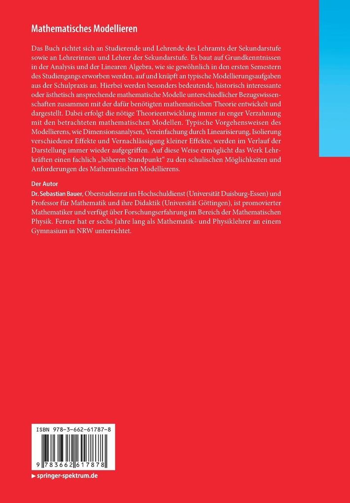 Weitere Ansicht: Mathematisches Modellieren | Sebastian Bauer