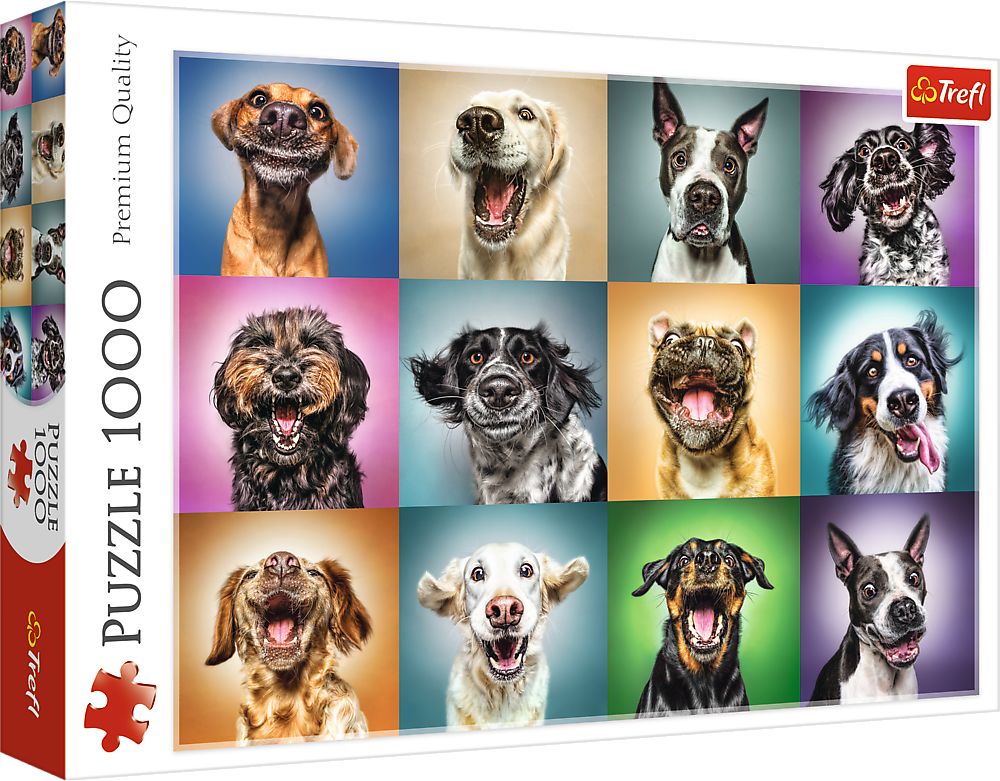 Weitere Ansicht: Puzzles - "1000" - Lustige Hunde Porträts